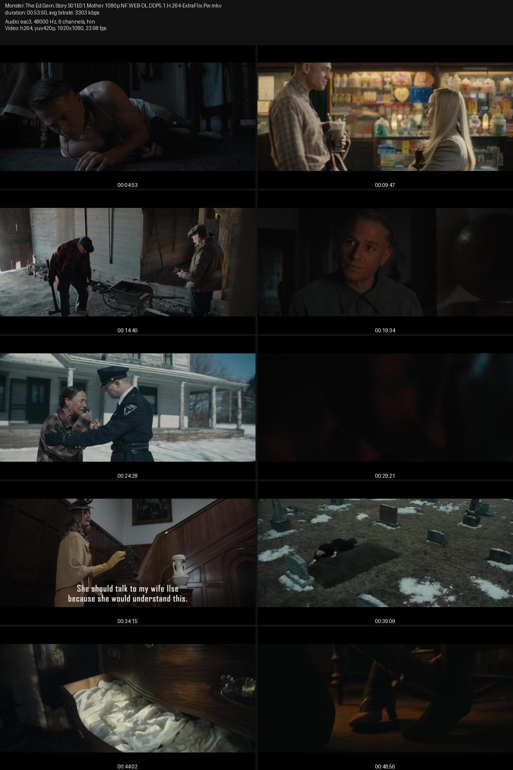 Monster: The Ed Gein Story Season 1 (2025) [Hindi-English] 1080p 720p 480p Netflix WEB-DL ESubs Screenshots