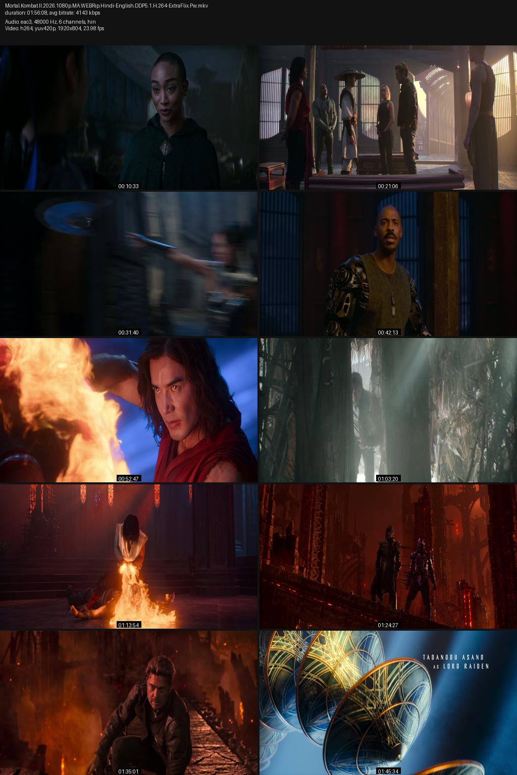 Mortal Kombat II (2026) [Hindi-English] 4K 2160p 1080p 720p 480p MoviesAnywhere WEBRip ESubs Screenshots