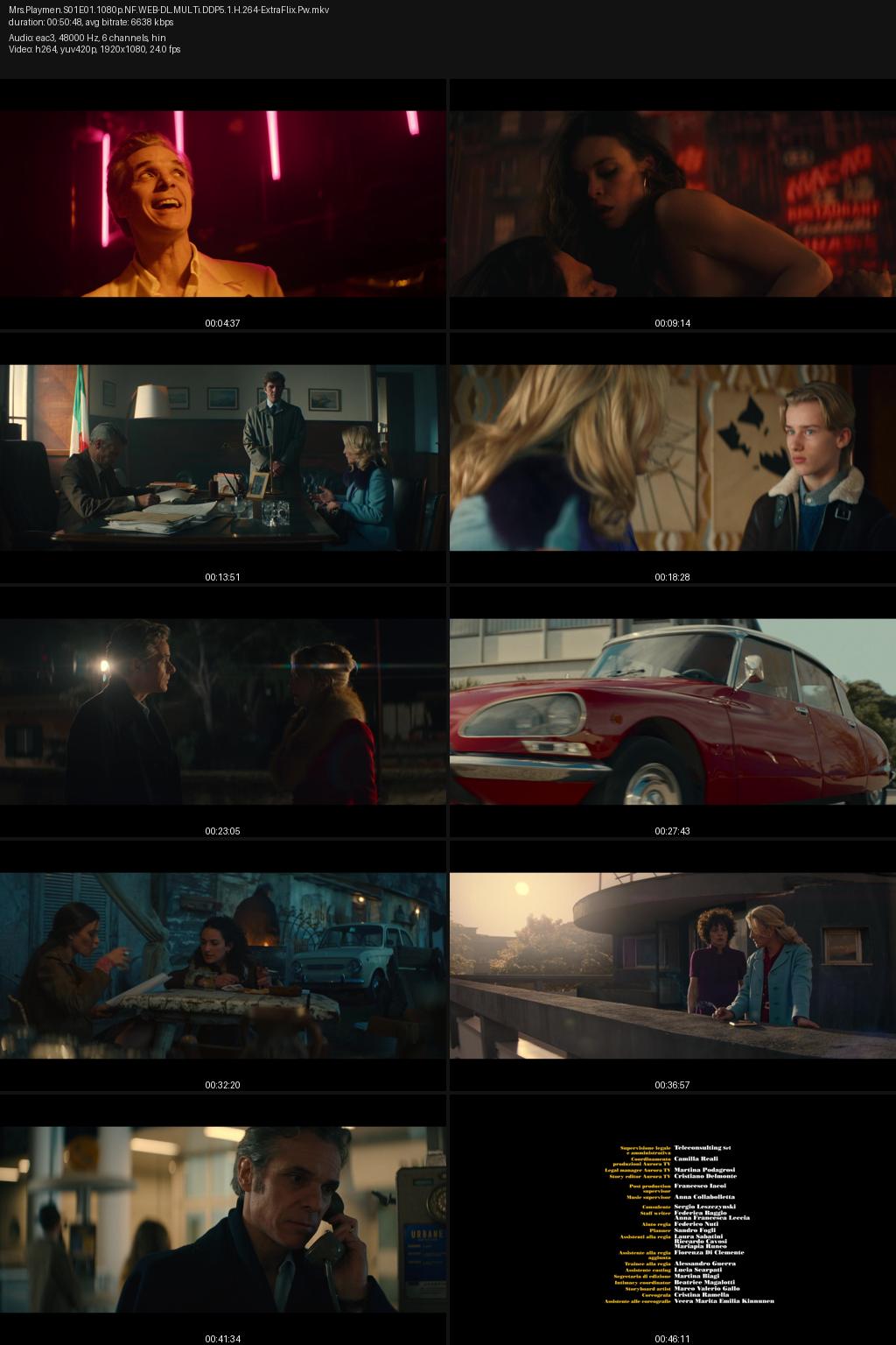Mrs Playmen Season 1 (2025) [Hindi-Italiano] 1080p 720p 480p Netflix WEB-DL ESubs Screenshots