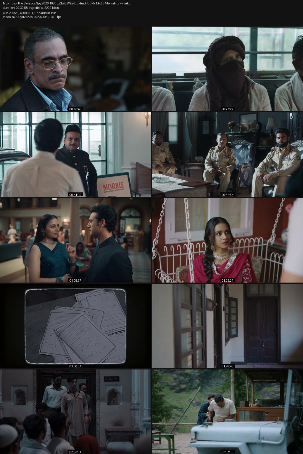 Mukhbir: The Story of a Spy (2026) [Hindi] 4K 2160p 10800p 720p 480p ZEE5 WEB-DL ESub Screenshots