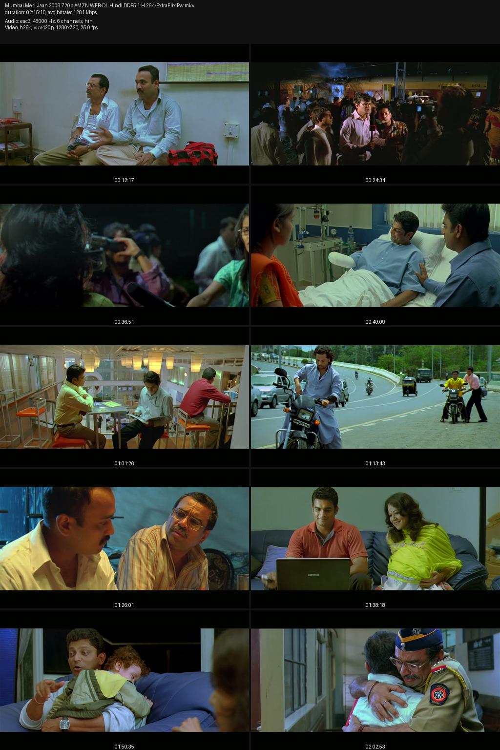 Mumbai Meri Jaan (2008) [Hindi] 1080p 720p 480p Amazon WEB-DL ESub Screenshots