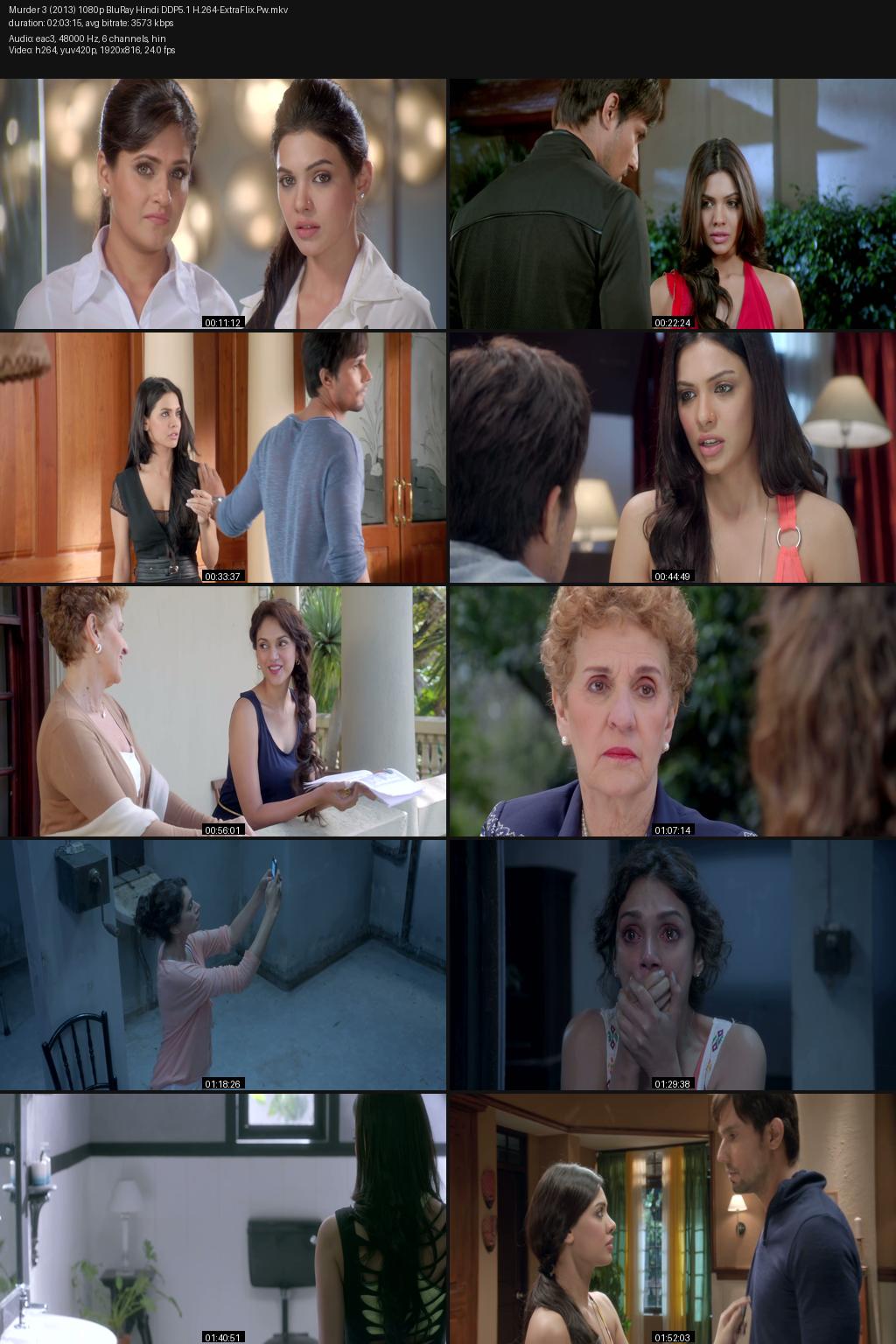 Murder 3 (2013) [Hindi] 1080p 720p 480p BluRay ESubs Screenshots