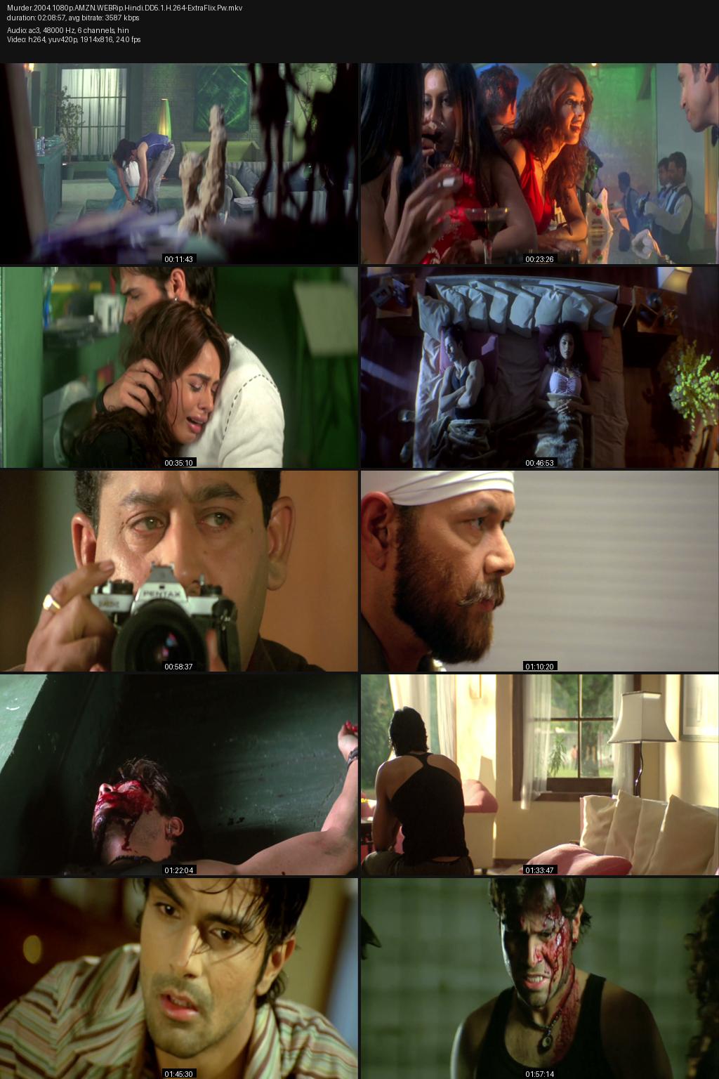 Murder (2004) [Hindi] 1080p 720p 480p Amazon WEBRip ESub Screenshots