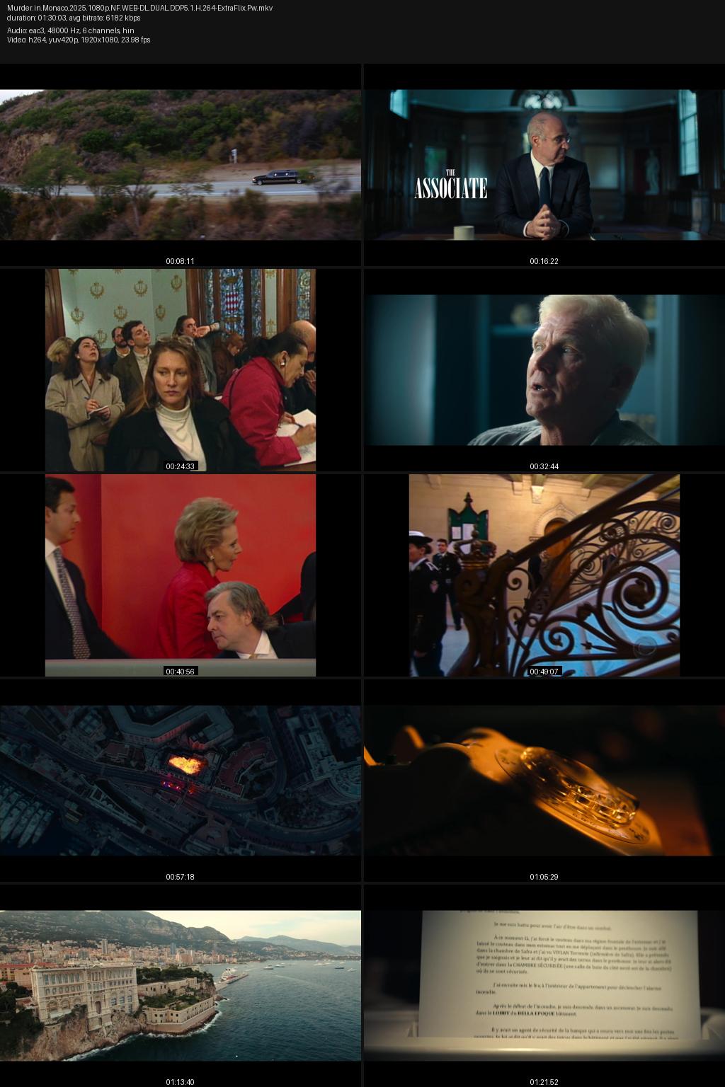 Murder in Monaco (2025) [Hindi-English] 1080p 720p 480p Netflix WEB-DL ESubs Screenshots