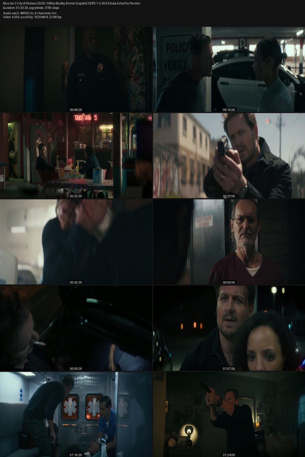 Muzzle: City of Wolves (2025) [Hindi-English] 4K 2160p 1080p 720p 480p BluRay ESubs Screenshots