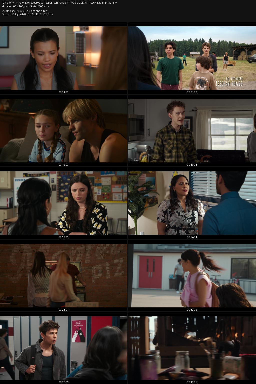 My Life with the Walter Boys Season 2 (2025) [Hindi-English] 1080p 720p 480p Netflix WEB-DL ESubs Screenshots