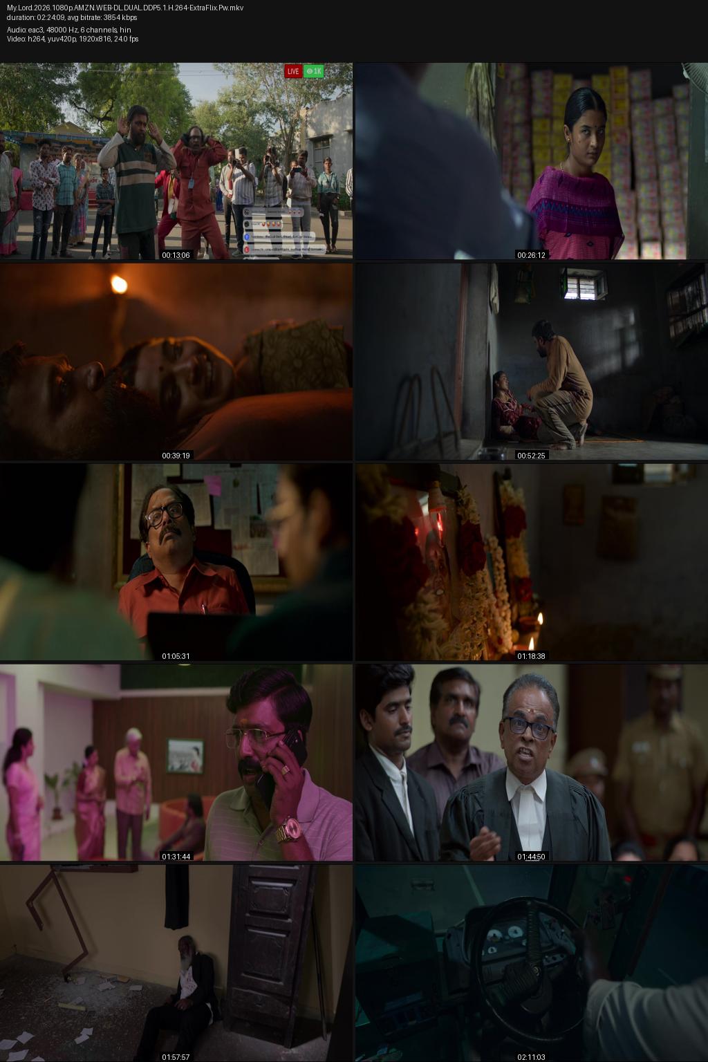 My Lord (2026) [Hindi-Tamil] 1080p 720p 480p Amazon WEB-DL ESub Screenshots