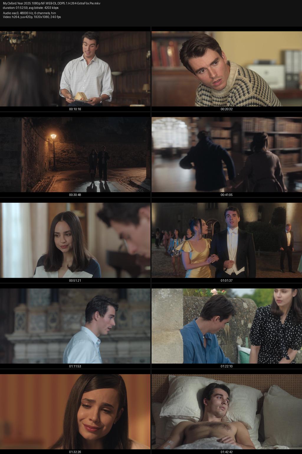 My Oxford Year (2025) [Hindi-English] 4K 2160p 1080p 720p 480p Netflix WEB-DL ESubs Screenshots