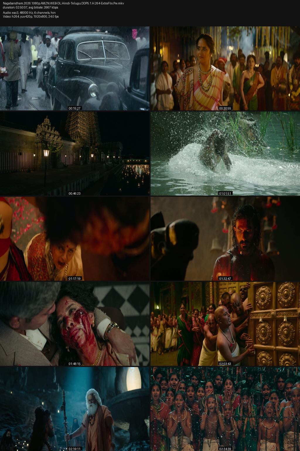 Nagabandham: The Secret Treasure (2026) [Hindi-Telugu] 4K 2160p 1080p 720p 480p Amazon WEB-DL ESub Screenshots