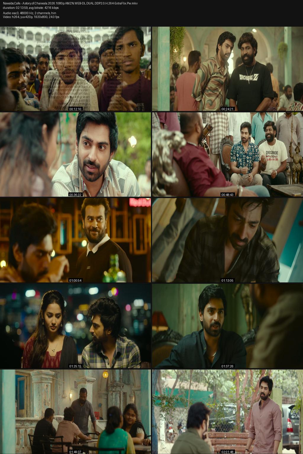 Nawab Cafe (2026) [Hindi-Telugu] 1080p 720p 480p Amazon WEB-DL ESub Screenshots