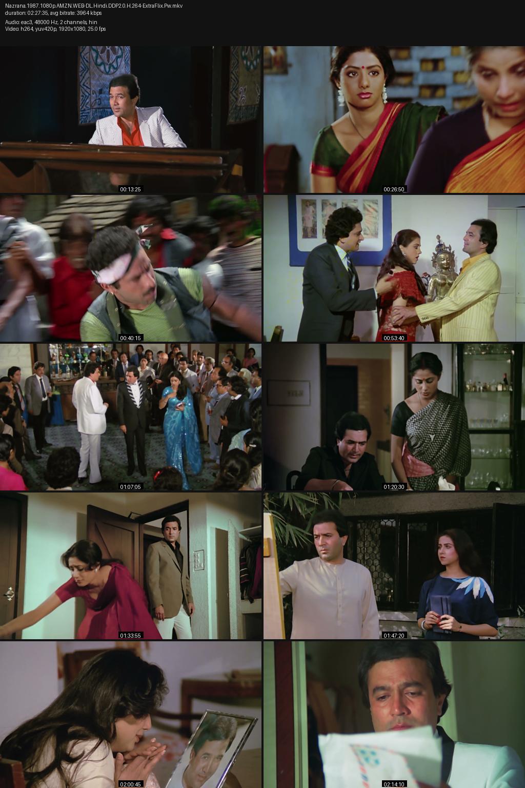 Nazrana (1987) [Hindi] 1080p 720p 480p Amazon WEB-DL ESub Screenshots