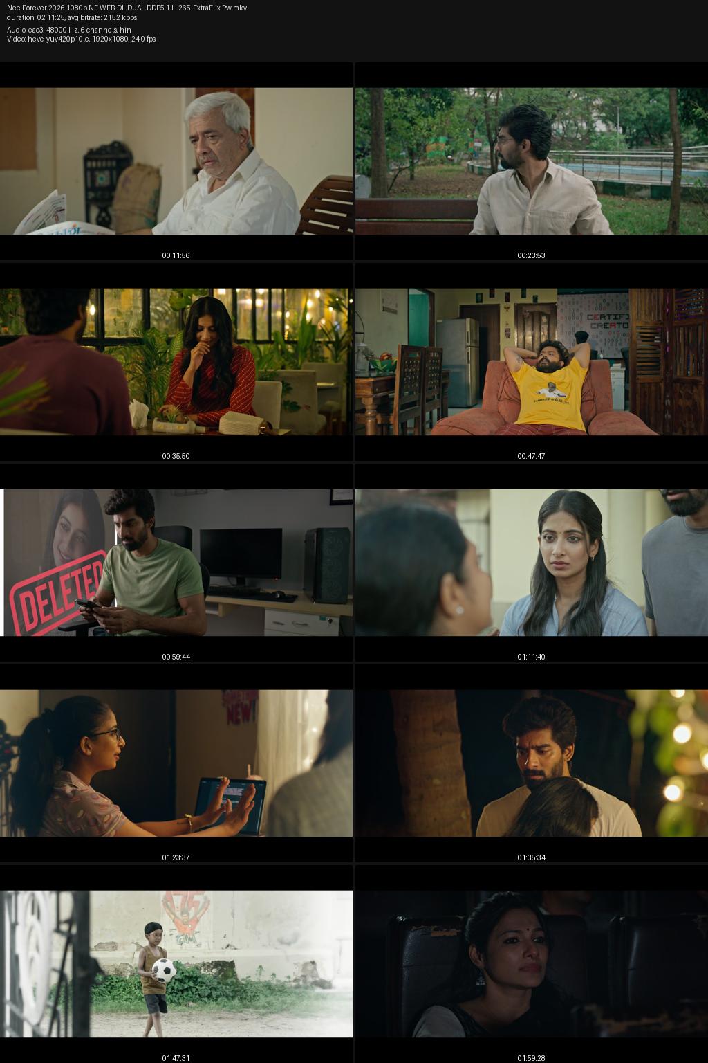 Nee Forever (2026) [Hindi-Tamil] 4K 2160p 1080p 720p 480p Netflix WEB-DL ESub Screenshots