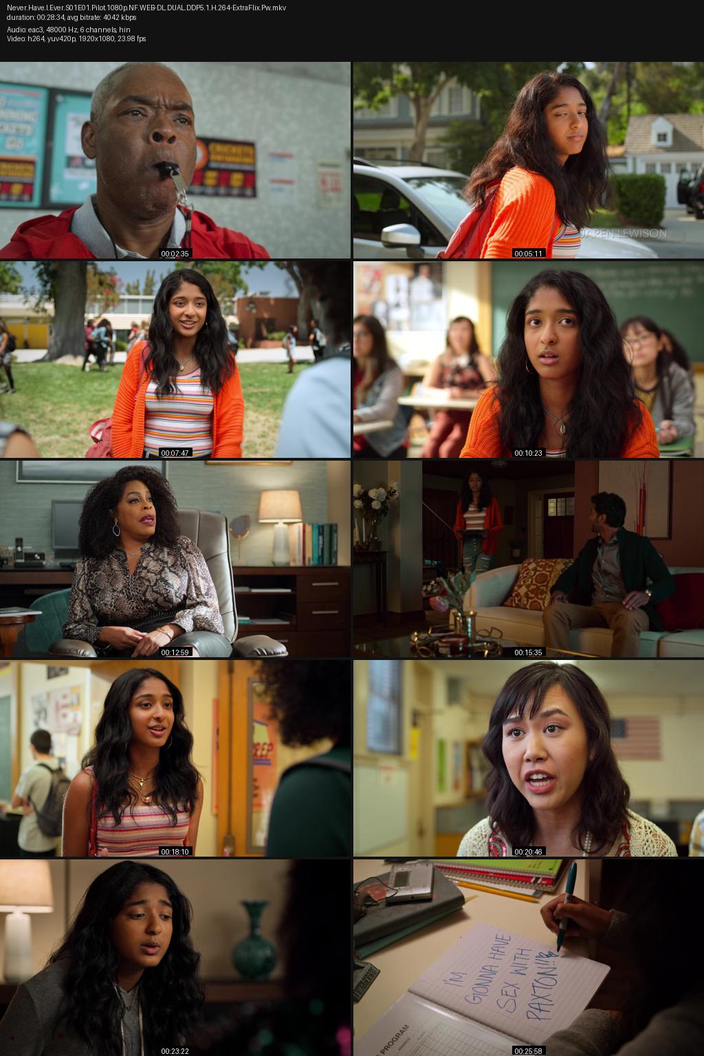 Never Have I Ever Season 1 (2020) [Hindi-English] 1080p 720p 480p Netflix WEB-DL ESubs Screenshots