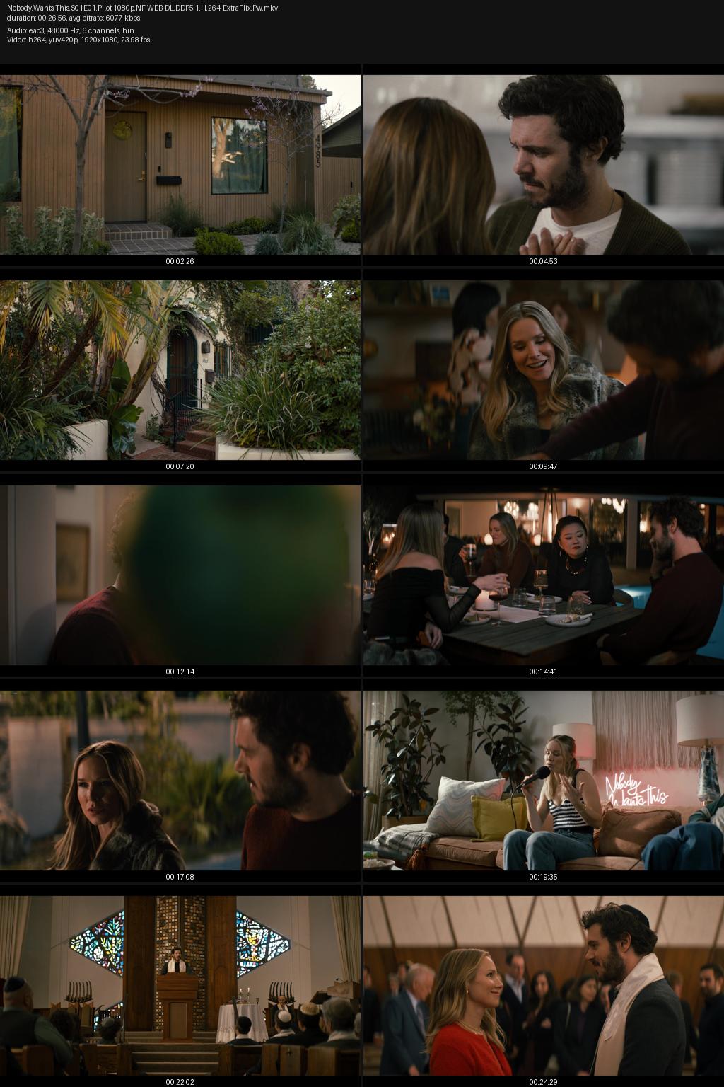 Nobody Wants This Season 1 (2024) [Hindi-English] 1080p 720p 480p Netflix WEB-DL ESubs Screenshots