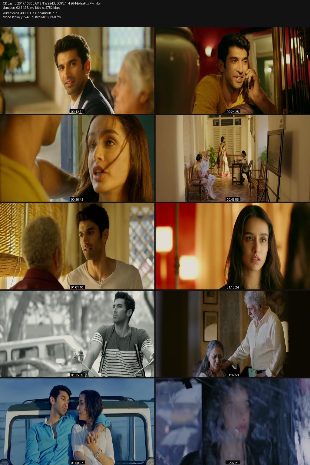 Ok Jaanu (2017) Hindi 1080p 720p 480p Amazon WEB-DL ESub Screenshots