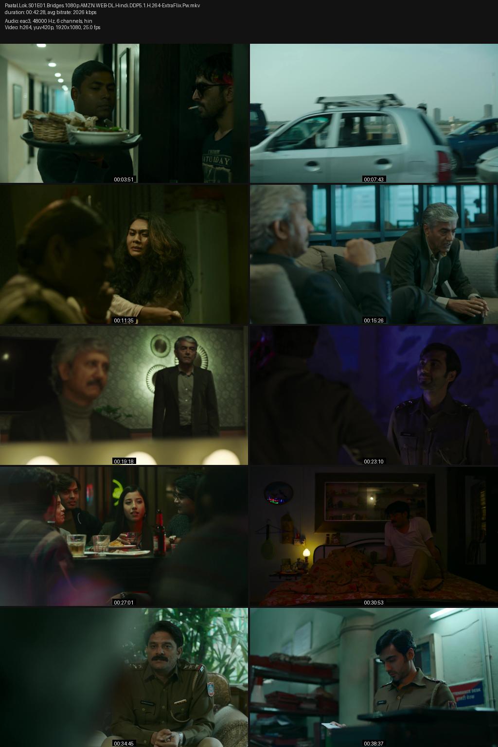 Paatal Lok Season 1 (2020) [Hindi] 1080p 720p 480p Amazon WEB-DL ESub Screenshots