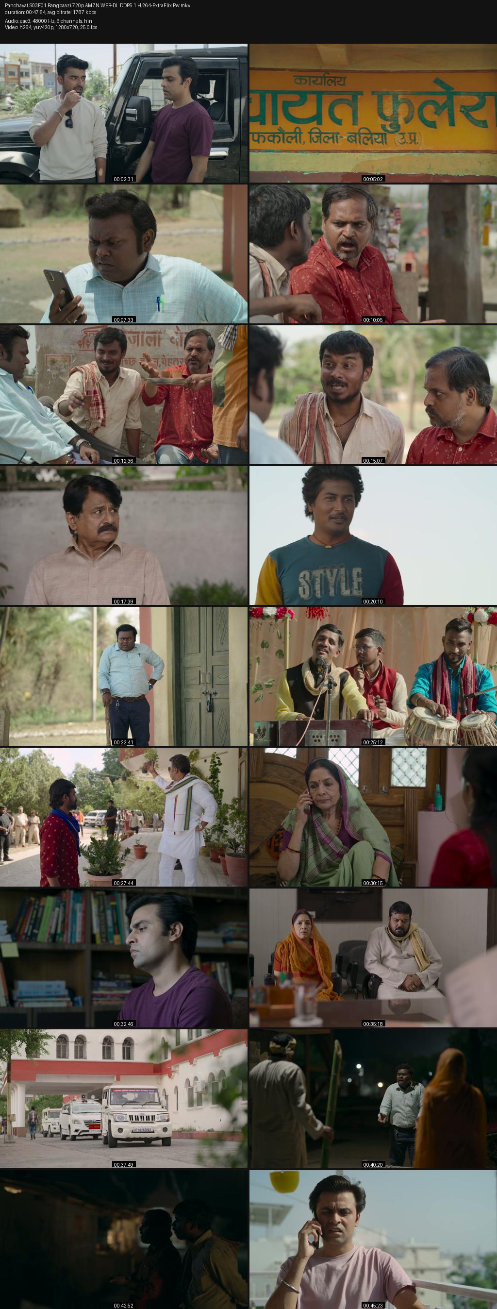 Panchayat Season 3 (2024) 4K 2160p | 1080p | 720p | 480p Amazon WEB-DL Hindi ESub Screenshots