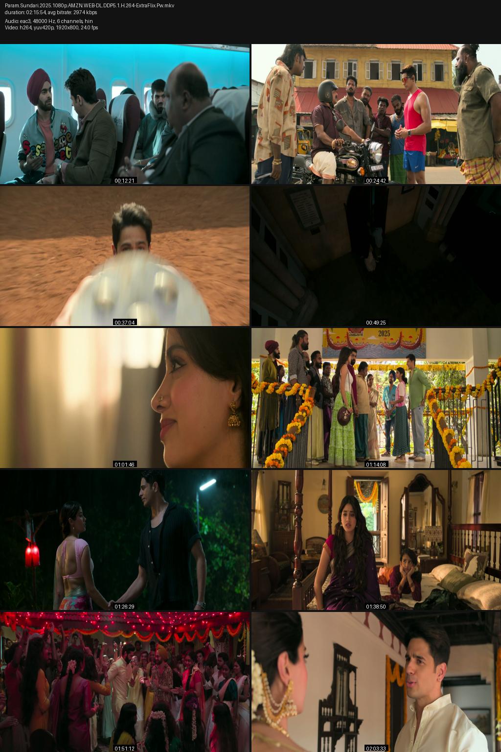 Param Sundari (2025) [Hindi] 4K 2160p 1080p 720p 480p Amazon WEB-DL ESub Screenshots