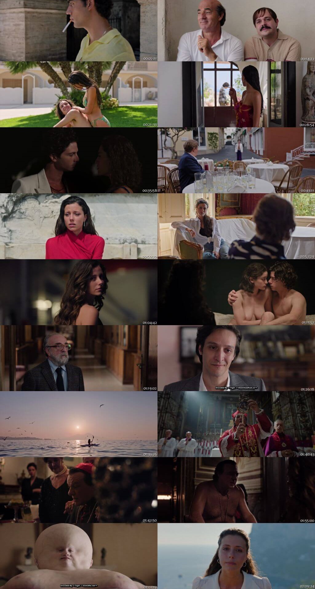 Parthenope (2024) 1080p | 720p | 480p WEB-HDRip [Hindi (हिन्दी) + English] DD2.0 ESub Screenshots