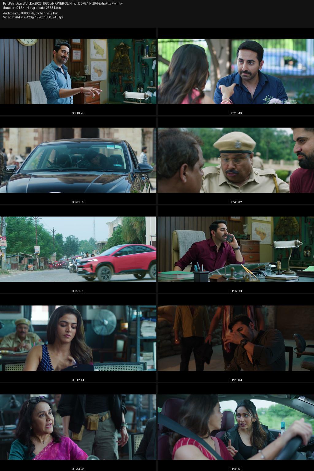 Pati Patni Aur Woh Do (2026) [Hindi] 4K 2160p 1080p 720p 540p Netflix WEB-DL ESub Screenshots