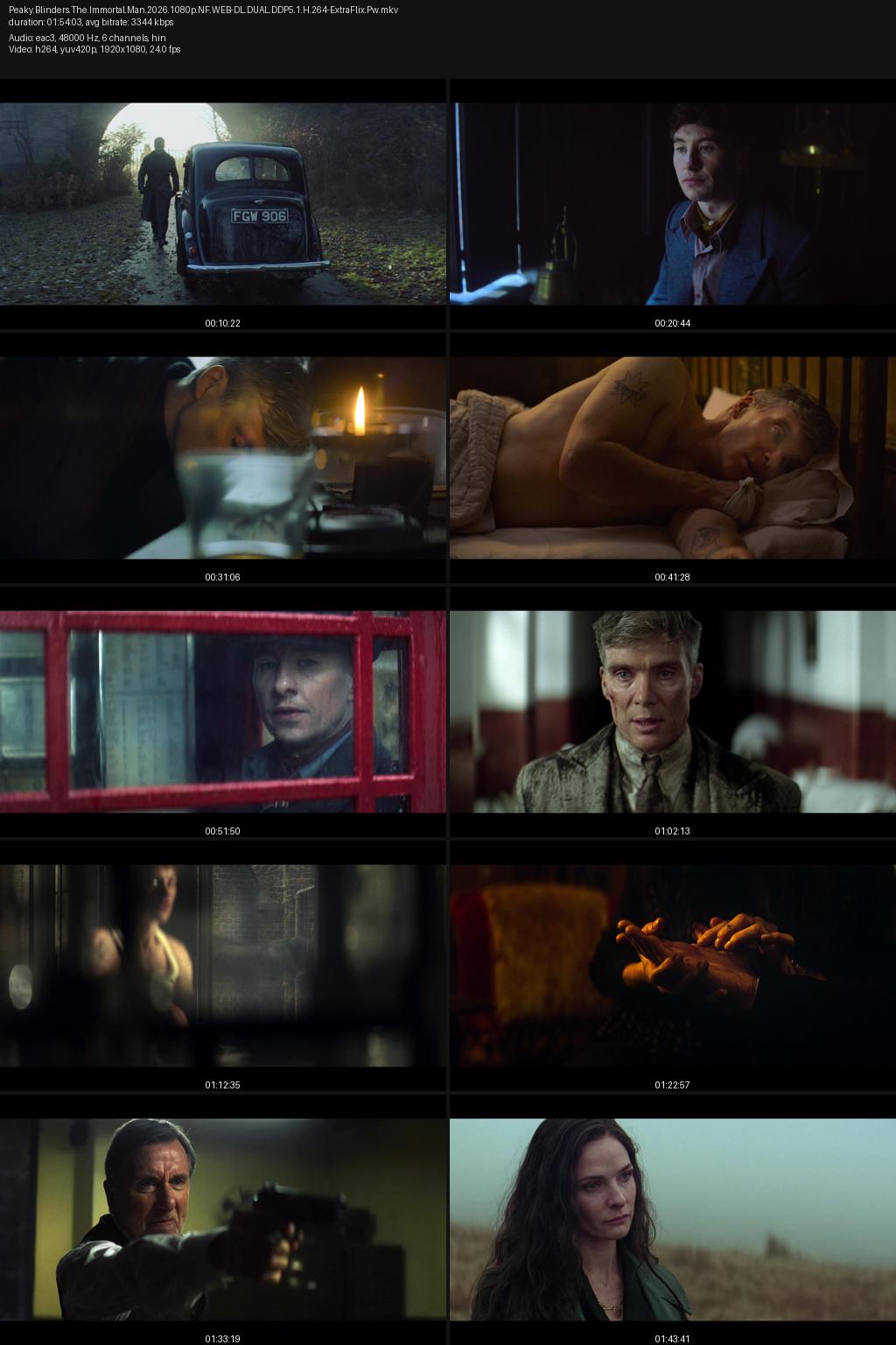 Peaky Blinders: The Immortal Man (2026) [Hindi-English] 4K 2160p 1080p 720p 480p Netflix WEB-DL ESubs Screenshots