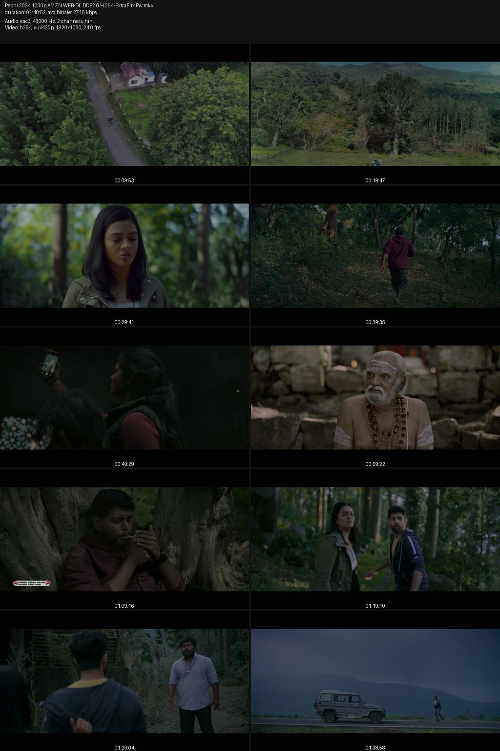 Pechi (2024) 1080p | 720p | 480p Amazon WEB-DL [Hindi-Tamil] ESub Screenshots