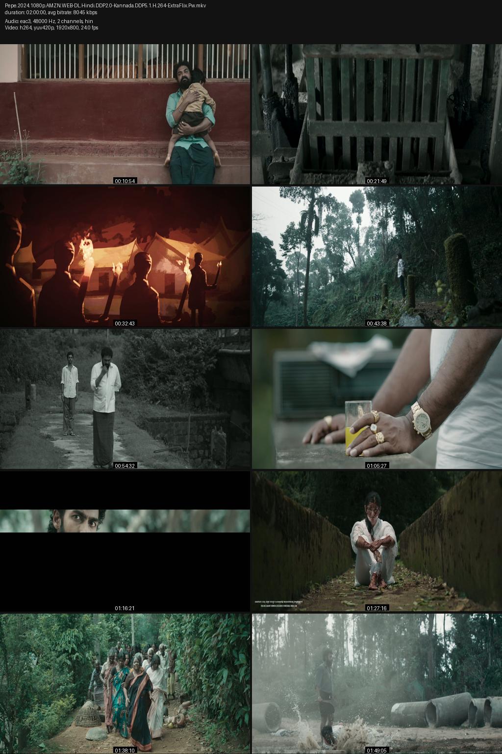 Pepe (2024) [Hindi-Kannada] 1080p 720p 480p UNCUT Amazon WEB-DL ESub Screenshots