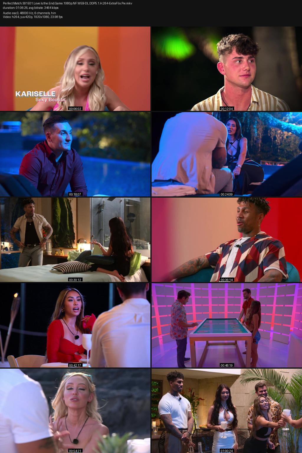 Perfect Match Season 1 (2023) [Hindi-English] 1080p 720p 480p Netflix WEB-DL ESubs Screenshots