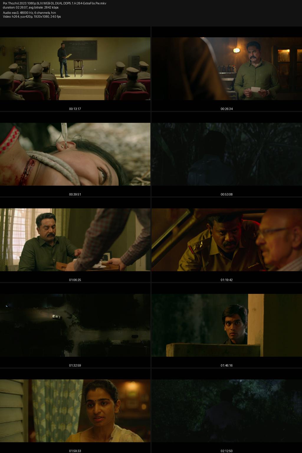 Por Thozhil (2023) [Hindi-Tamil] 4K 2160p 1080p 720p 360p SonyLIV WEB-DL ESub Screenshots