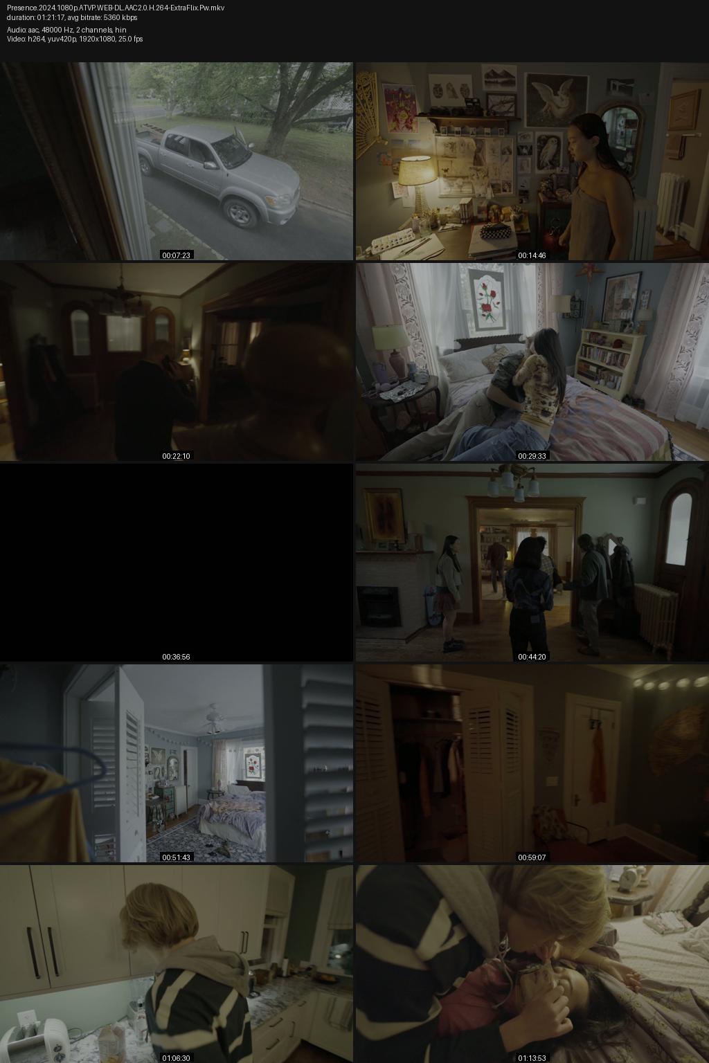 Presence (2024) [Hindi-English] 1080p 720p 480p AppleTVPlus WEB-DL ESubs Screenshots