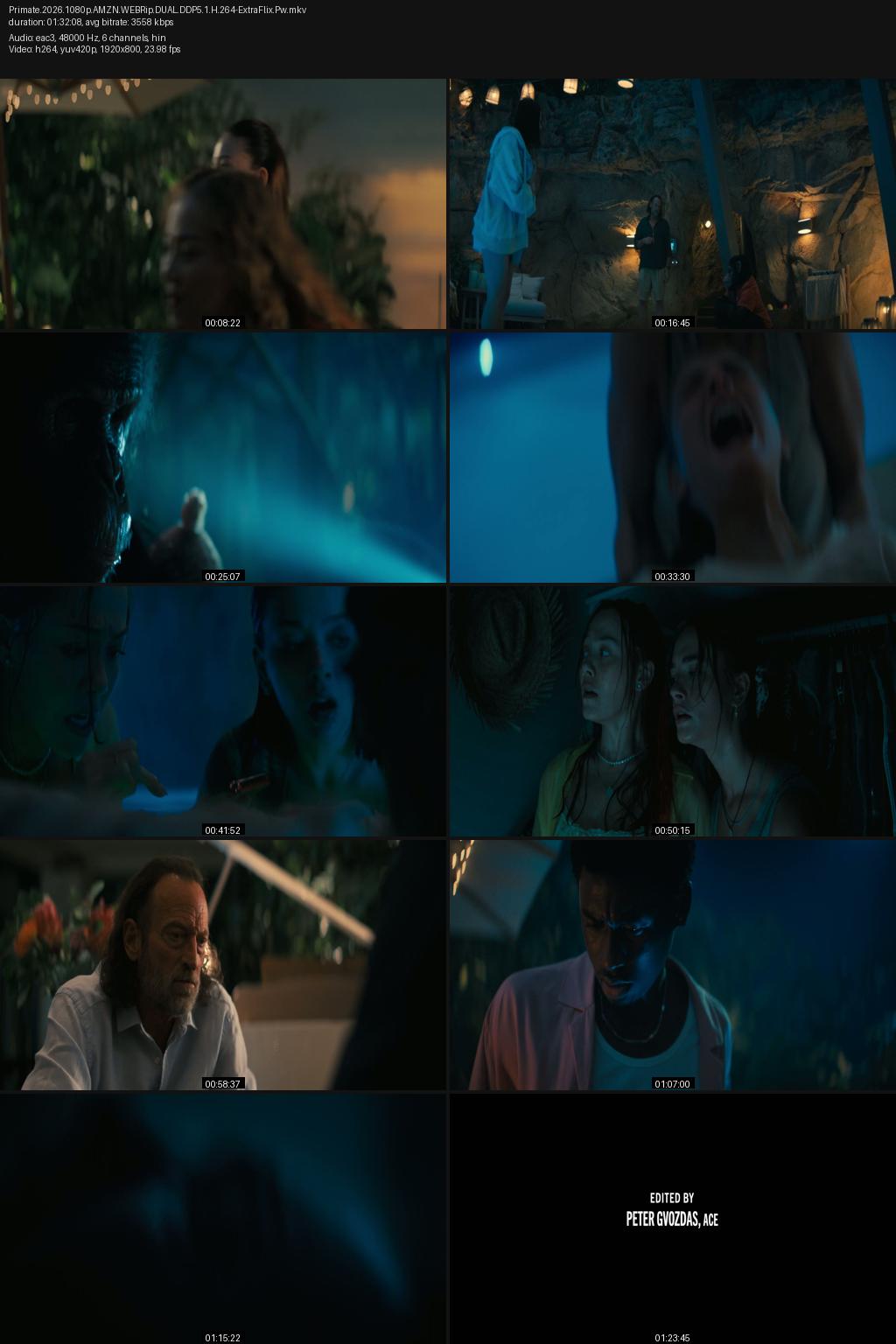 Primate (2026) [Hindi-English] 4K 2160p 1080p 720p 480p Amazon WEBRip ESubs Screenshots