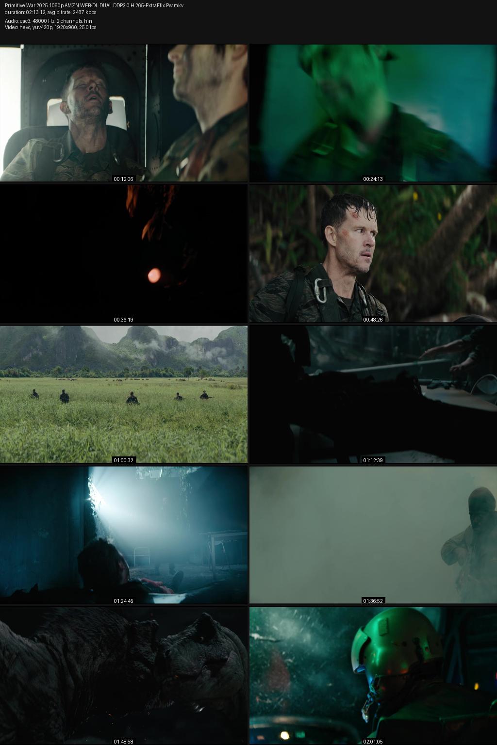 Primitive War (2025) [Hindi-English] 1080p 720p 480p Amazon WEB-DL ESub Screenshots