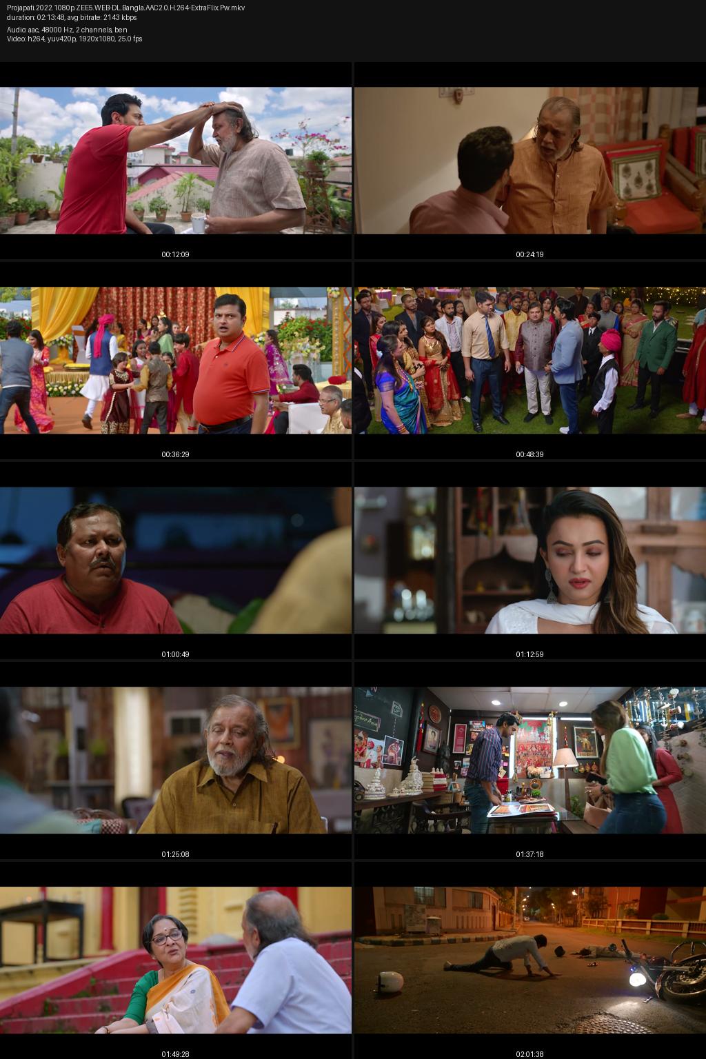 Projapati (2022) [Bengali] 1080p 720p 480p ZEE5 WEB-DL ESub Screenshots