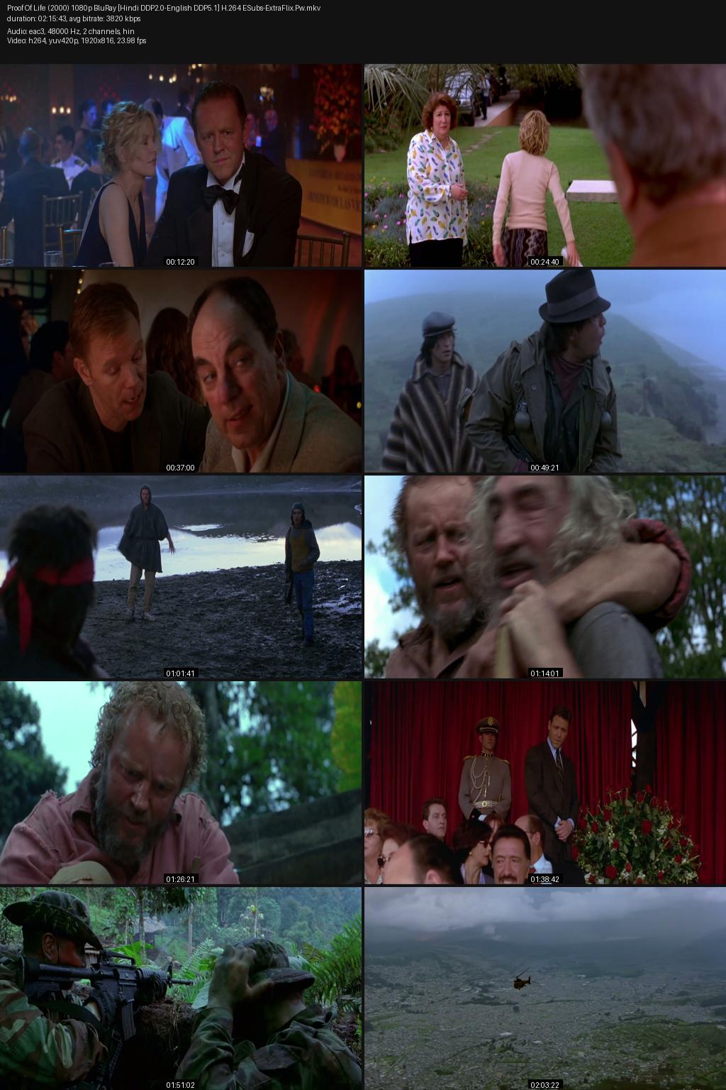 Proof of Life (2000) [Hindi-English] 1080p 720p 480p BluRay ESubs Screenshots