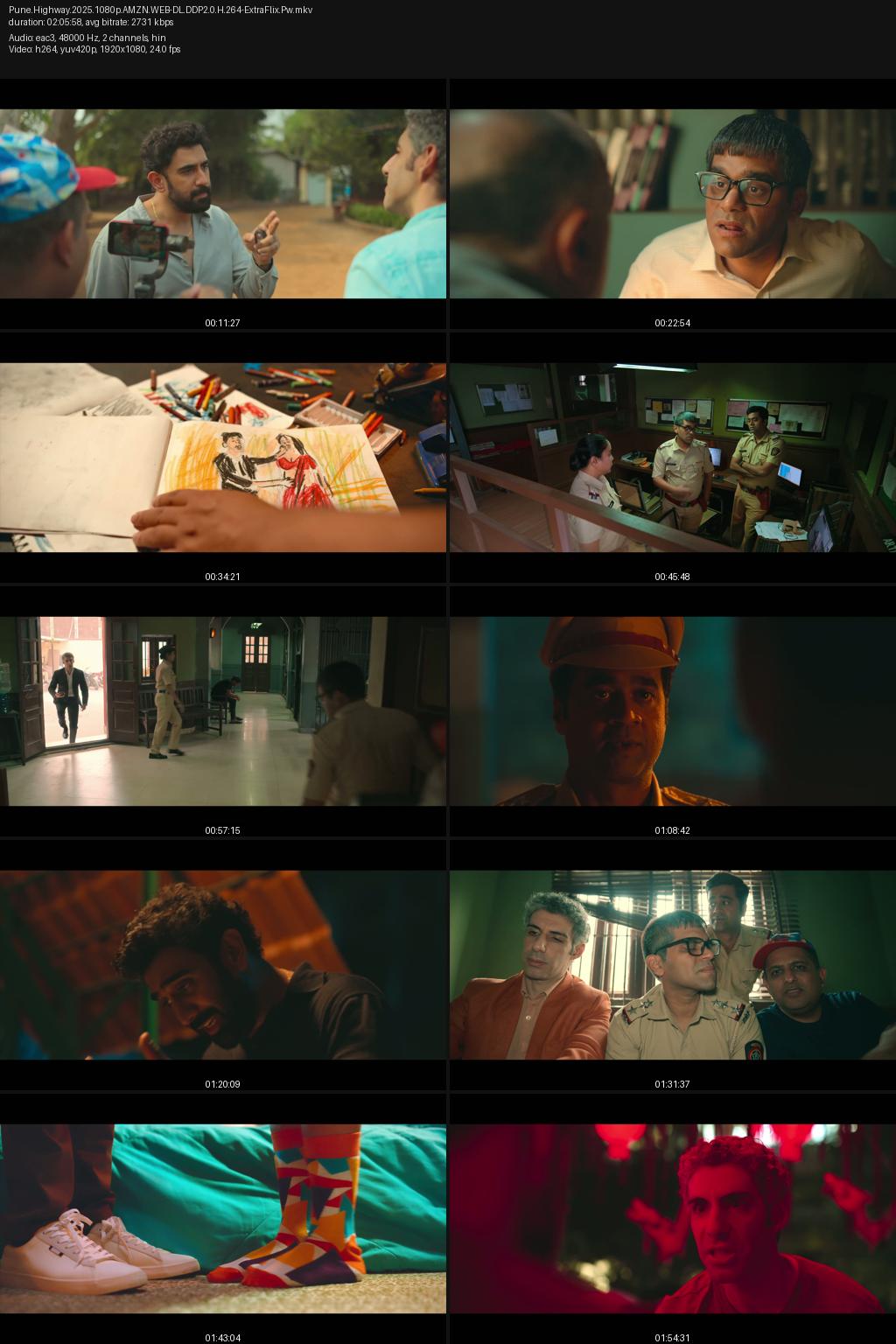 Pune Highway (2024) 1080p | 720p | 480p Amzon WEB-DL Hindi ESub Screenshots