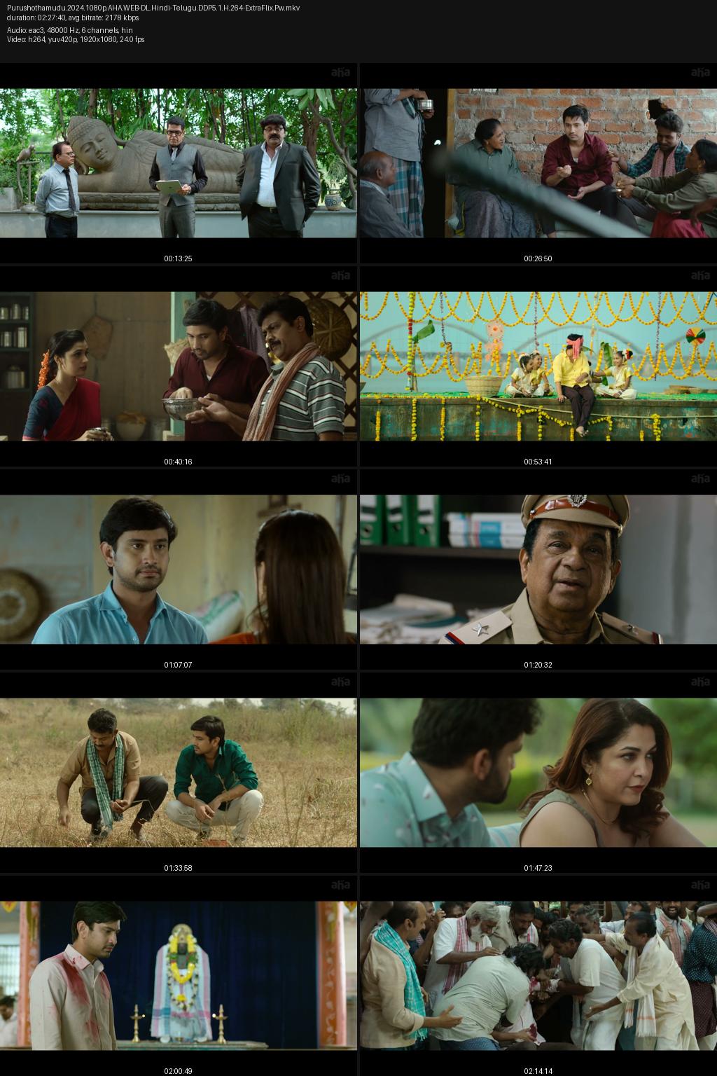 Purushothamudu (2024) [Hindi-Telugu] UNCUT 4K 2160p 1080p 720p 480p Aha WEB-DL ESub Screenshots
