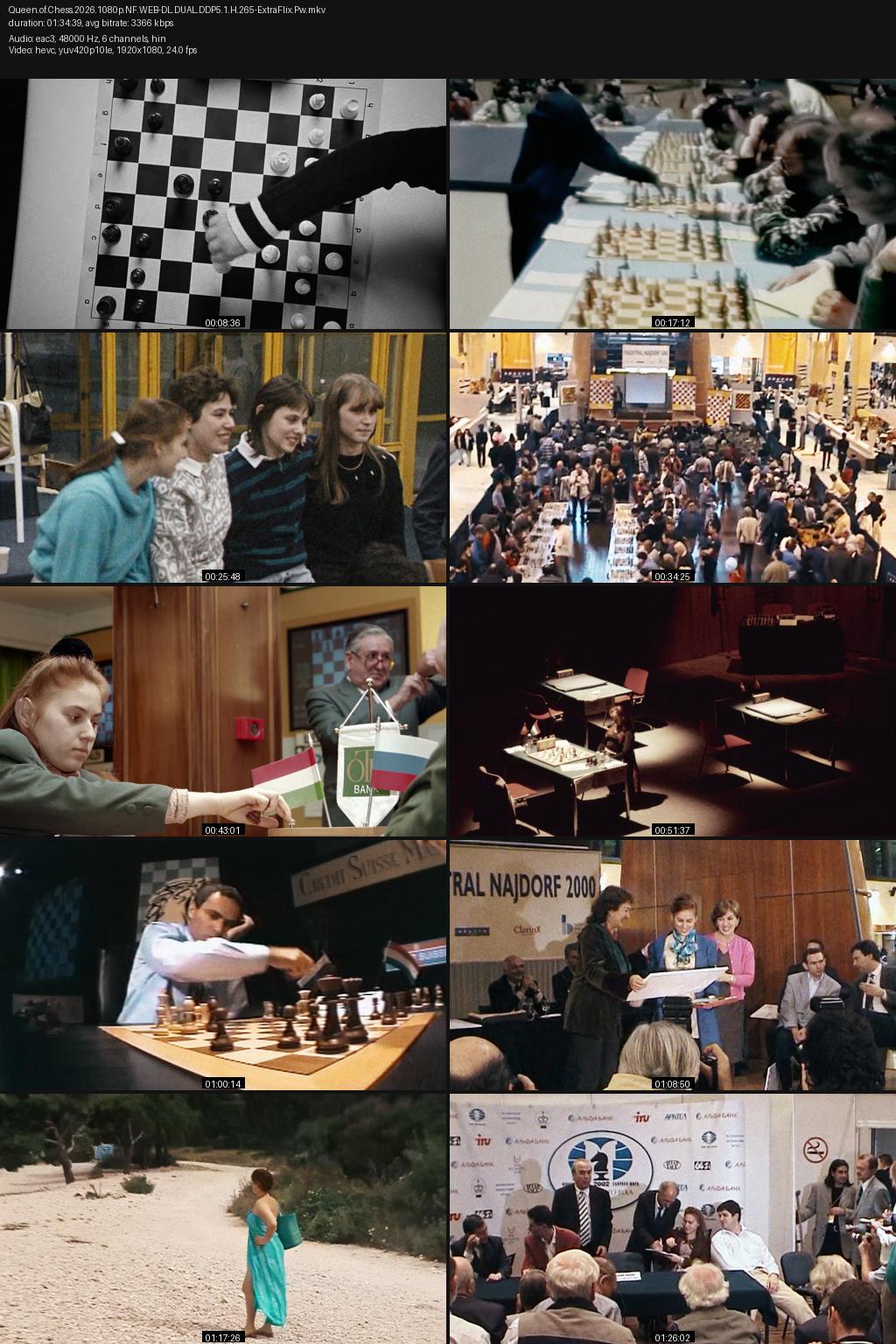 Queen of Chess (2026) [Hindi-English] 1080p 720p 480p Netflix WEB-DL ESubs Screenshots