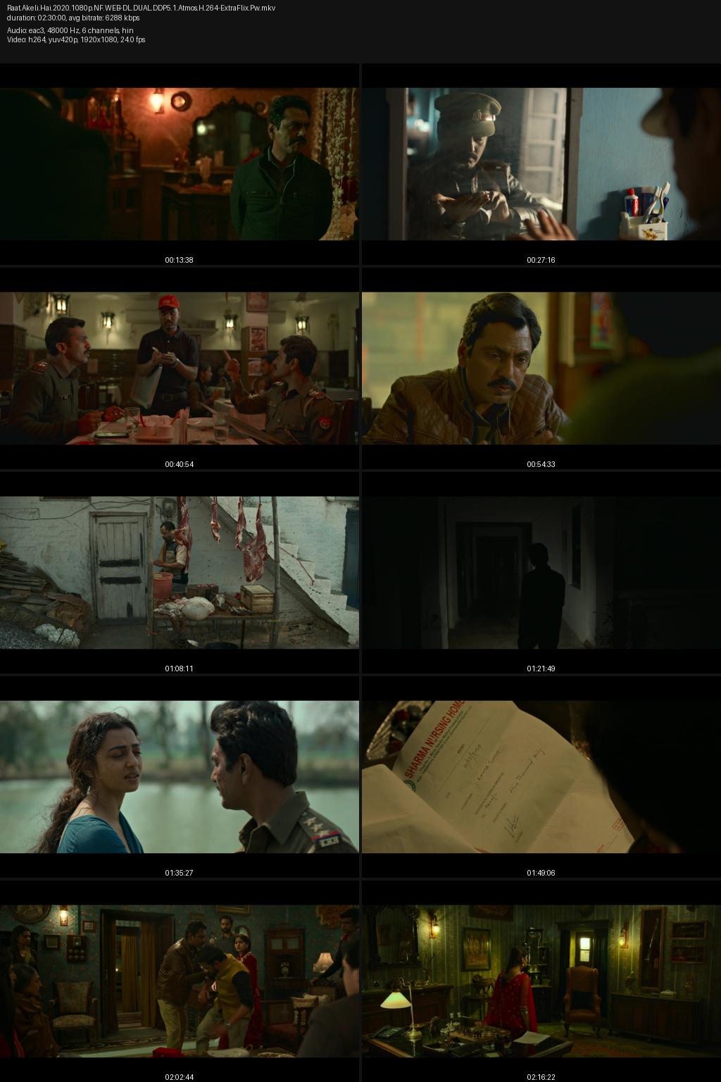 Raat Akeli Hai (2020) [Hindi] 4K 2160p 1080p 720p 480p Netflix WEB-DL ESub Screenshots