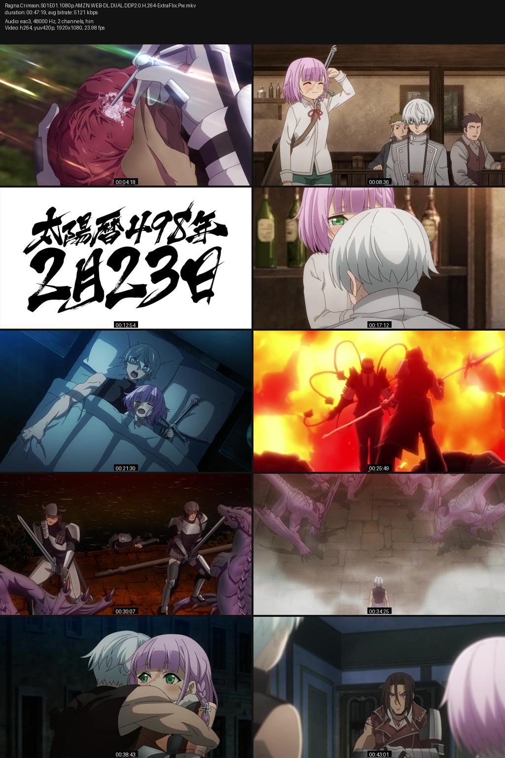 Ragna Crimson Season 1 (2023) [Hindi-Japanese] 1080p 720p 480p Amazon WEB-DL ESub Screenshots