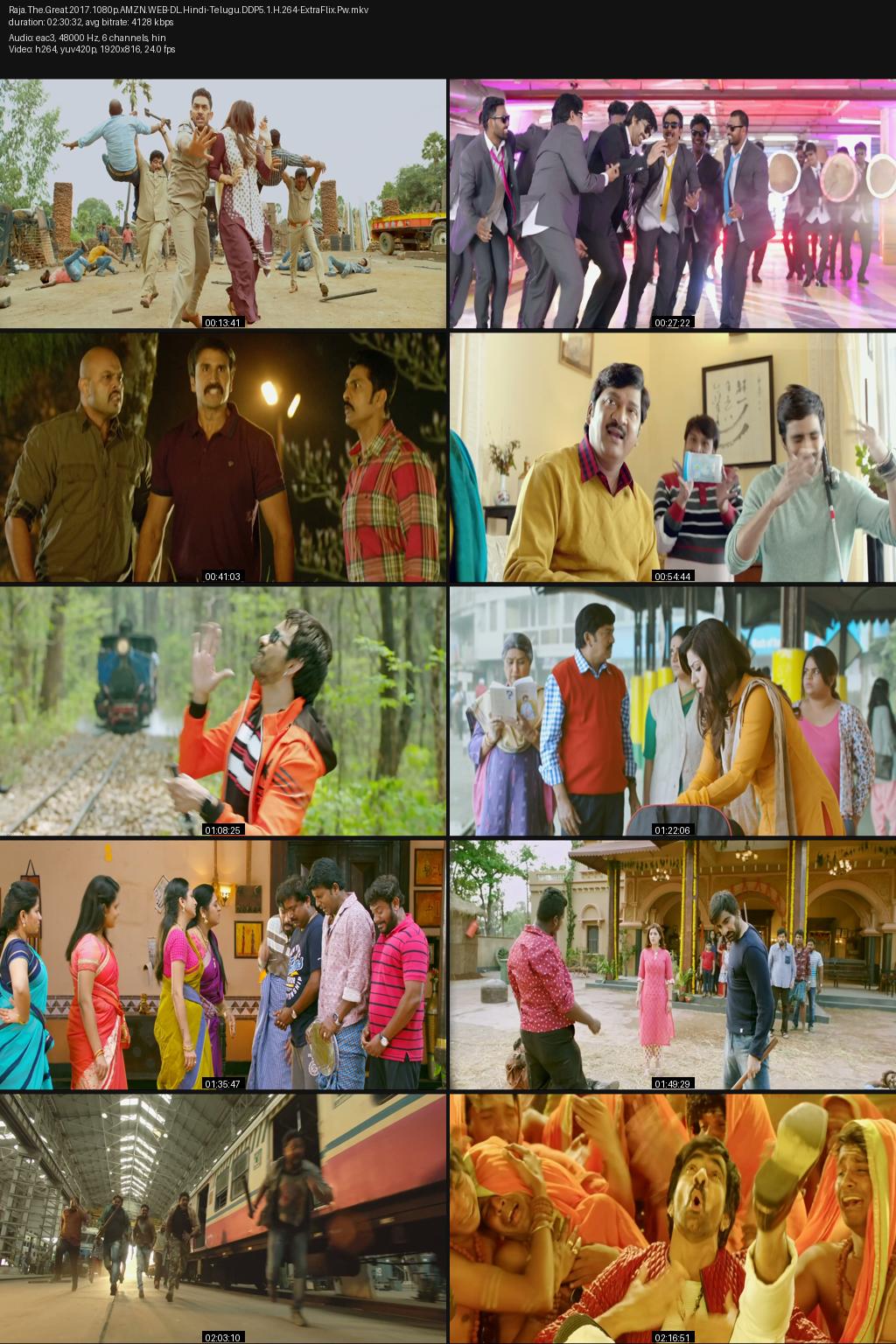 Raja the Great (2017) [Hindi-Telugu] UNCUT 1080p 720p 480p Amazon WEB-DL ESub Screenshots