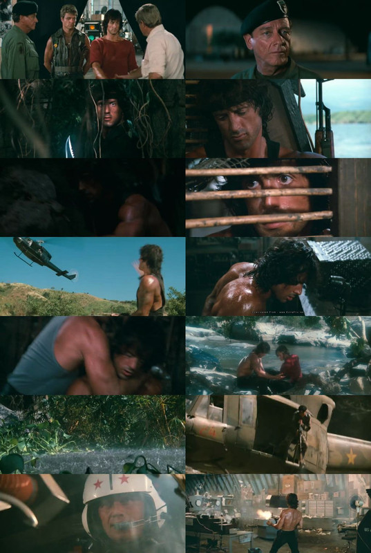 Rambo: First Blood Part II (1985) 1080p | 720p | 480p BluRay [Hindi (हिन्दी) + English] DD5.1 ESub Screenshots