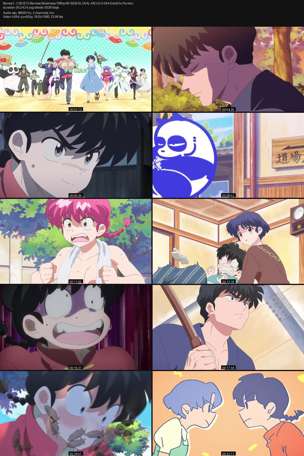 Ranma ½ Season 2 (2025) [Hindi-Japanese] 1080p 720p 480p Netflix WEB-DL ESubs Screenshots