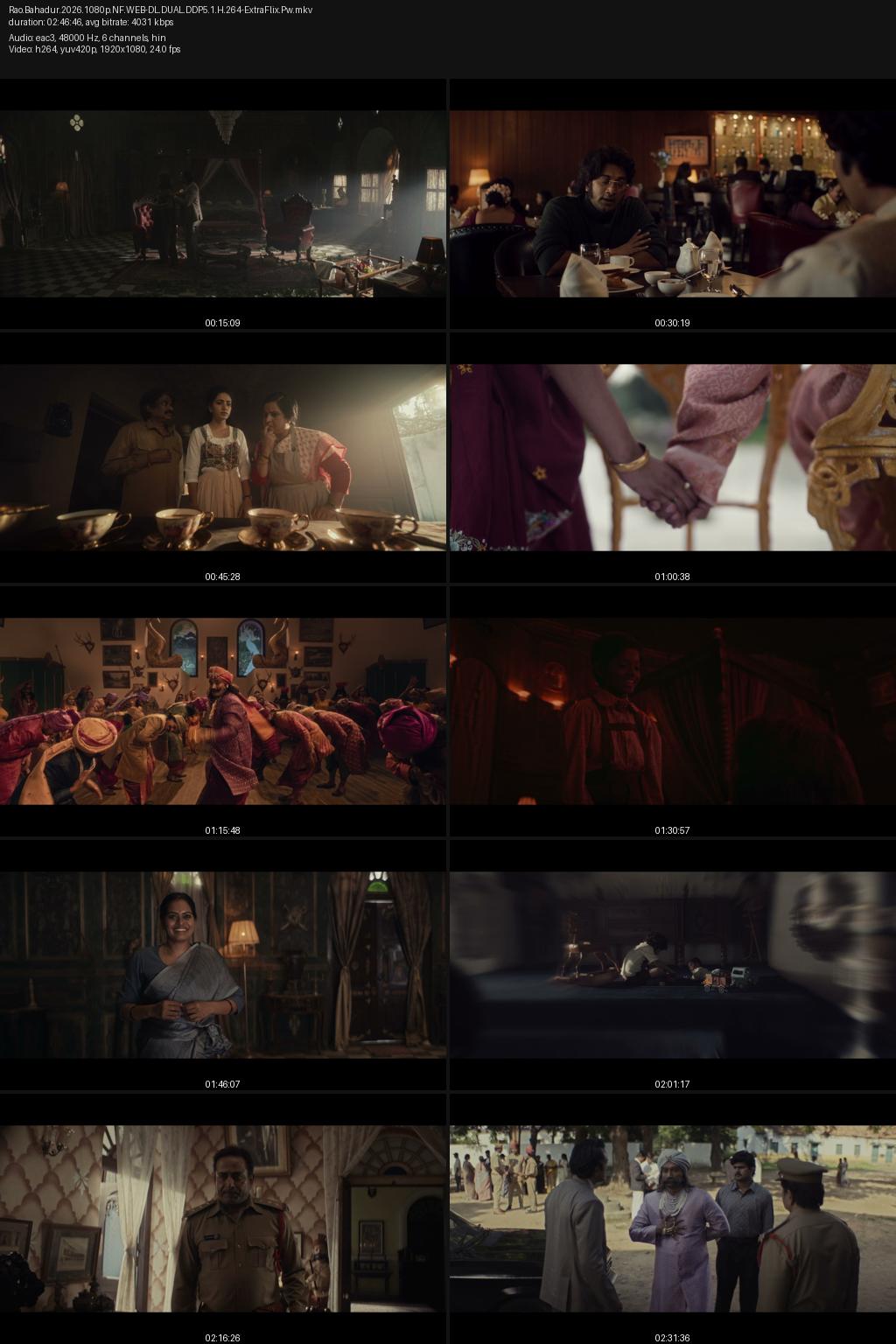 Rao Bahadur (2026) [Hindi-Telugu] 4K 2160p 1080p 720p 480p Netflix WEB-DL ESub Screenshots