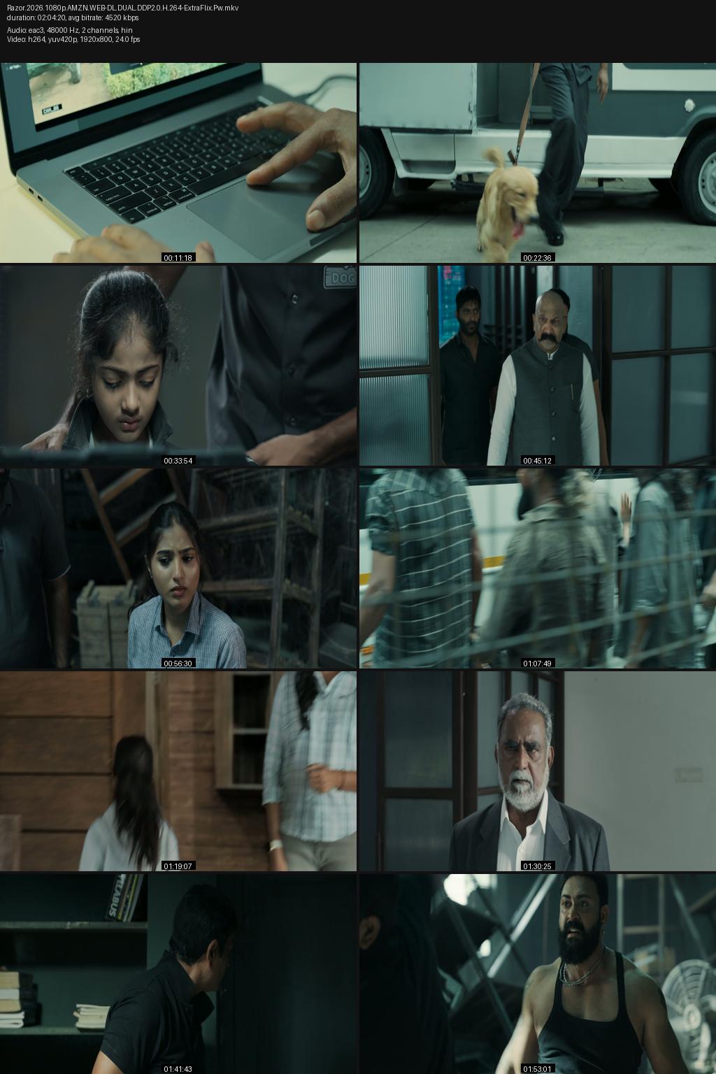 Razor (2026) [Hindi-telugu] 1080p 720p 480p Amazon WEB-DL ESub Screenshots