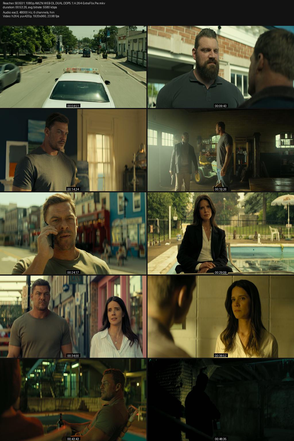 Reacher Season 3 (2025) [Hindi-English] 1080p 720p 480p Amazon WEB-DL ESubs Screenshots