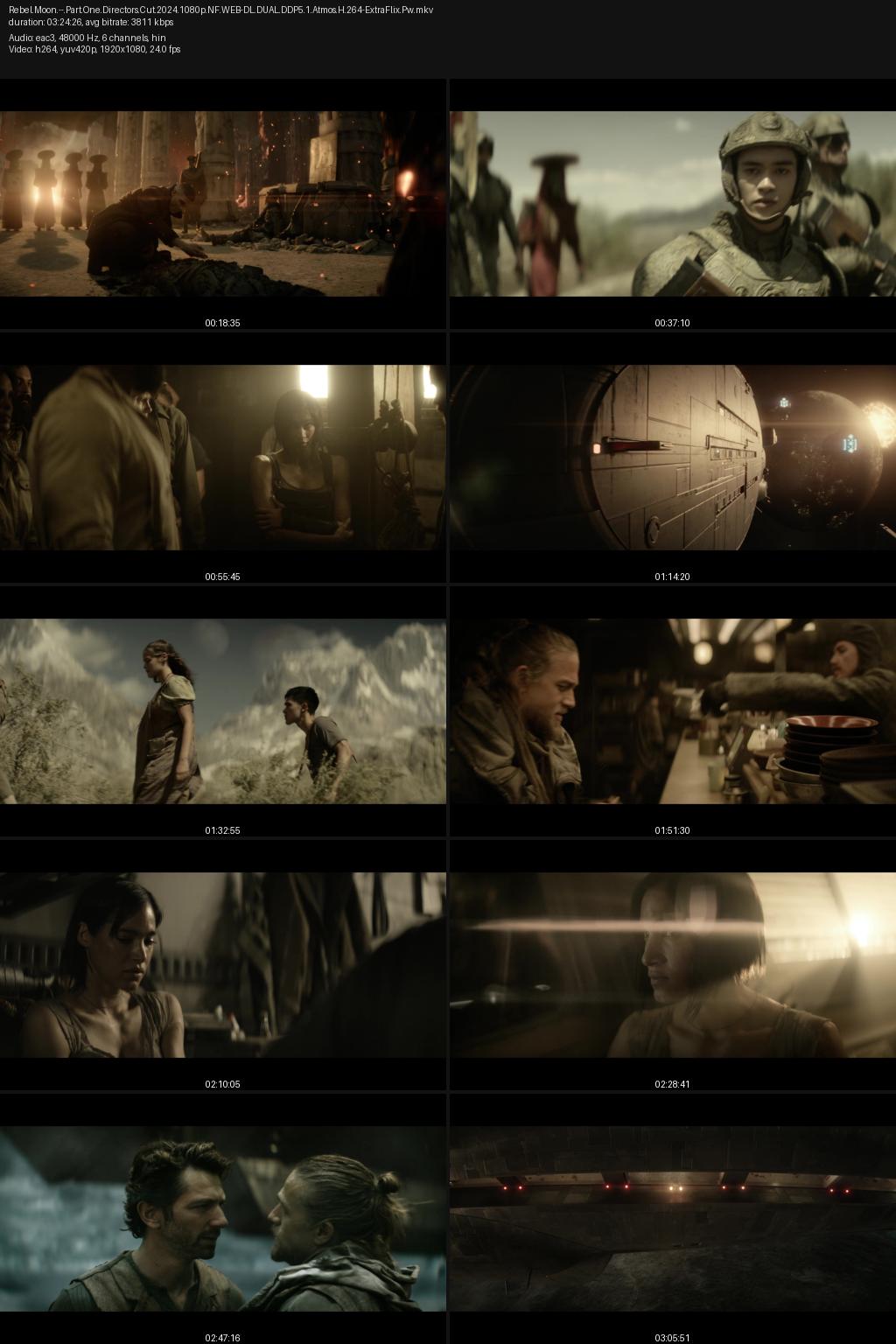 Rebel Moon – Part One: A Child of Fire Director’s Cut (2023) [Hindi-English] 4K 2160p 1080p 720p 480p Netflix WEB-DL ESubs Screenshots