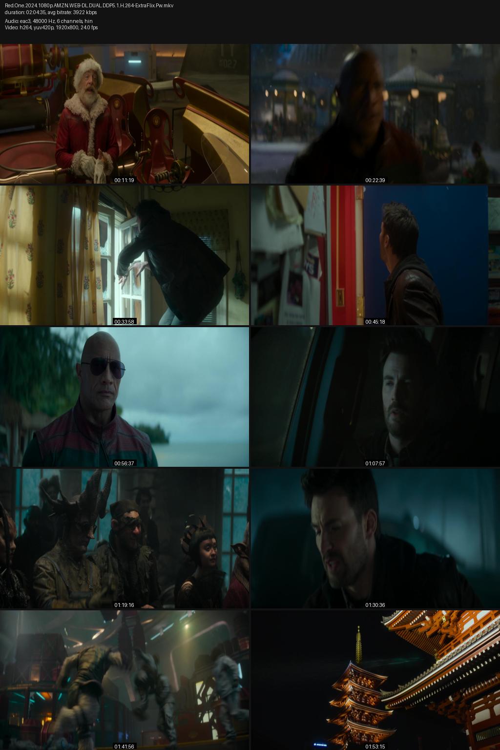 Red One (2024) [Hindi-English] 4K 2160p 1080p 720p 480p Amazon WEB-DL ESub Screenshots