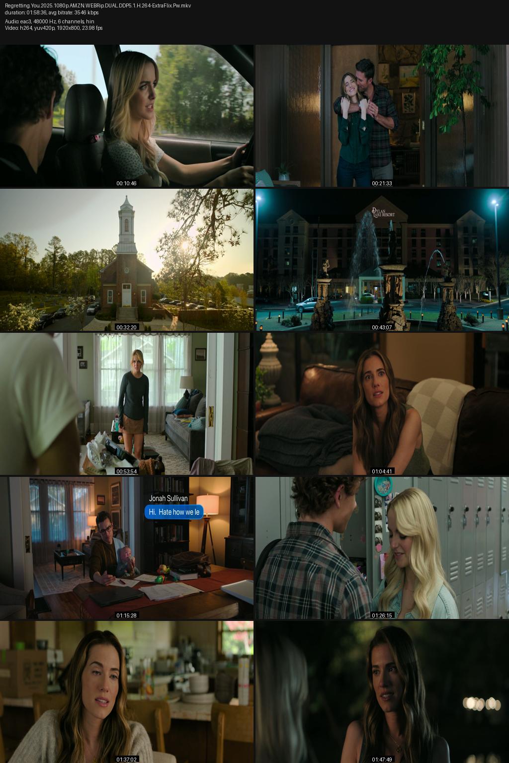Regretting You (2025) [Hindi-English] 4K 2160p 1080p 720p 480p Amazon WEBRip ESubs Screenshots