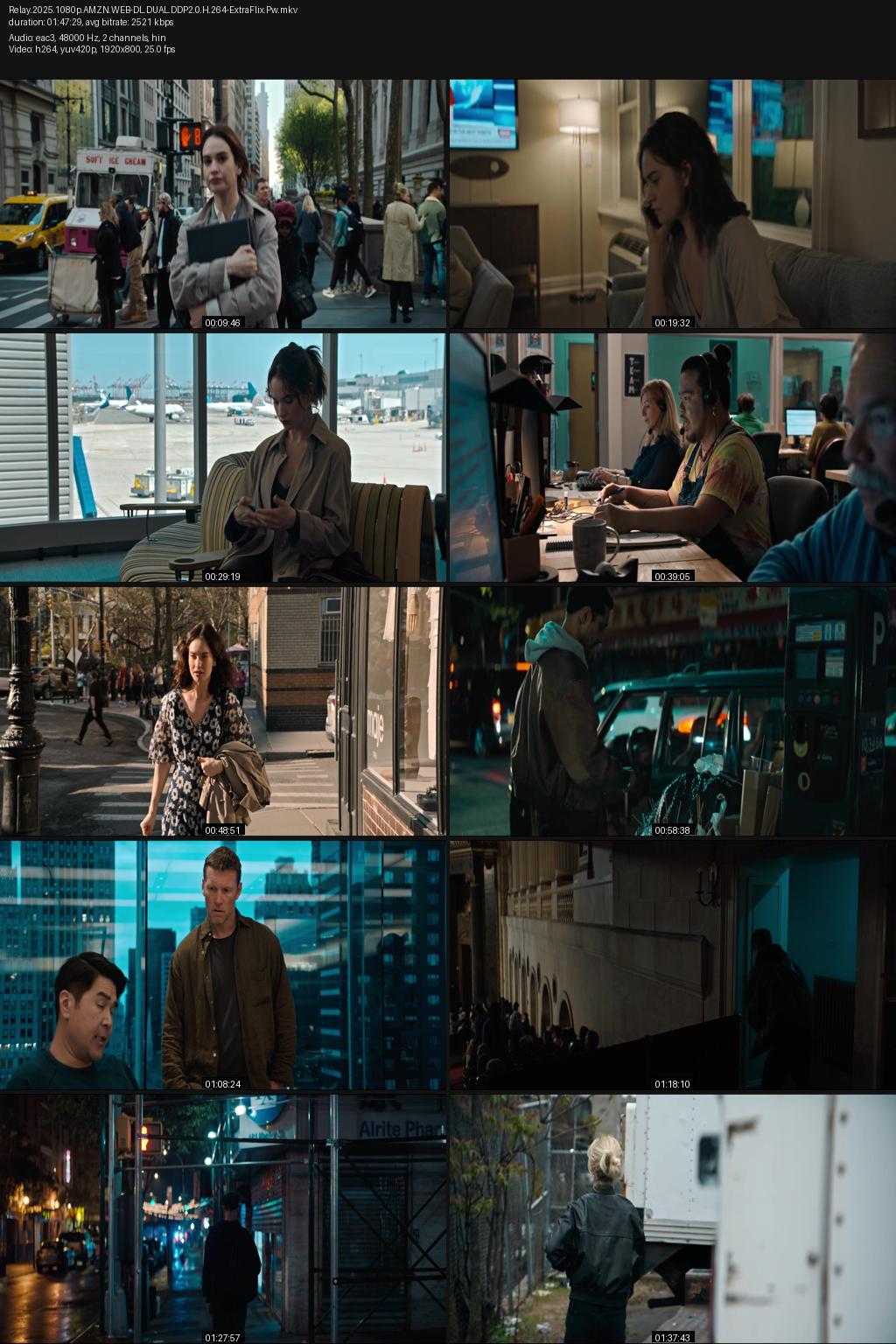 Relay (2025) [Hindi-English] 1080p 720p 480p Amazon WEB-DL ESub Screenshots
