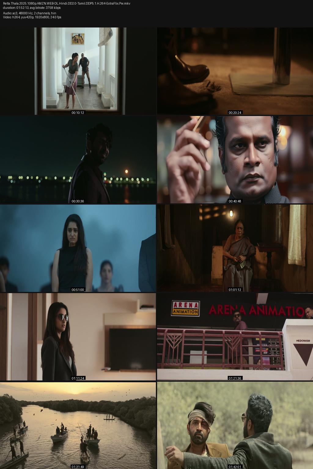 Retta Thala (2025) [Hindi-Telugu] UNCUT 4K 2160p 1080p 720p 480p Amazon WEB-DL ESub Screenshots